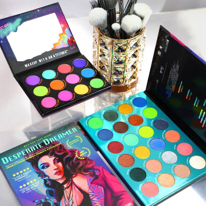 Rude Cosmetics - Wholesale Eyeshadow Palette - Desperate Dreamer - 24 Eyeshadow Palette