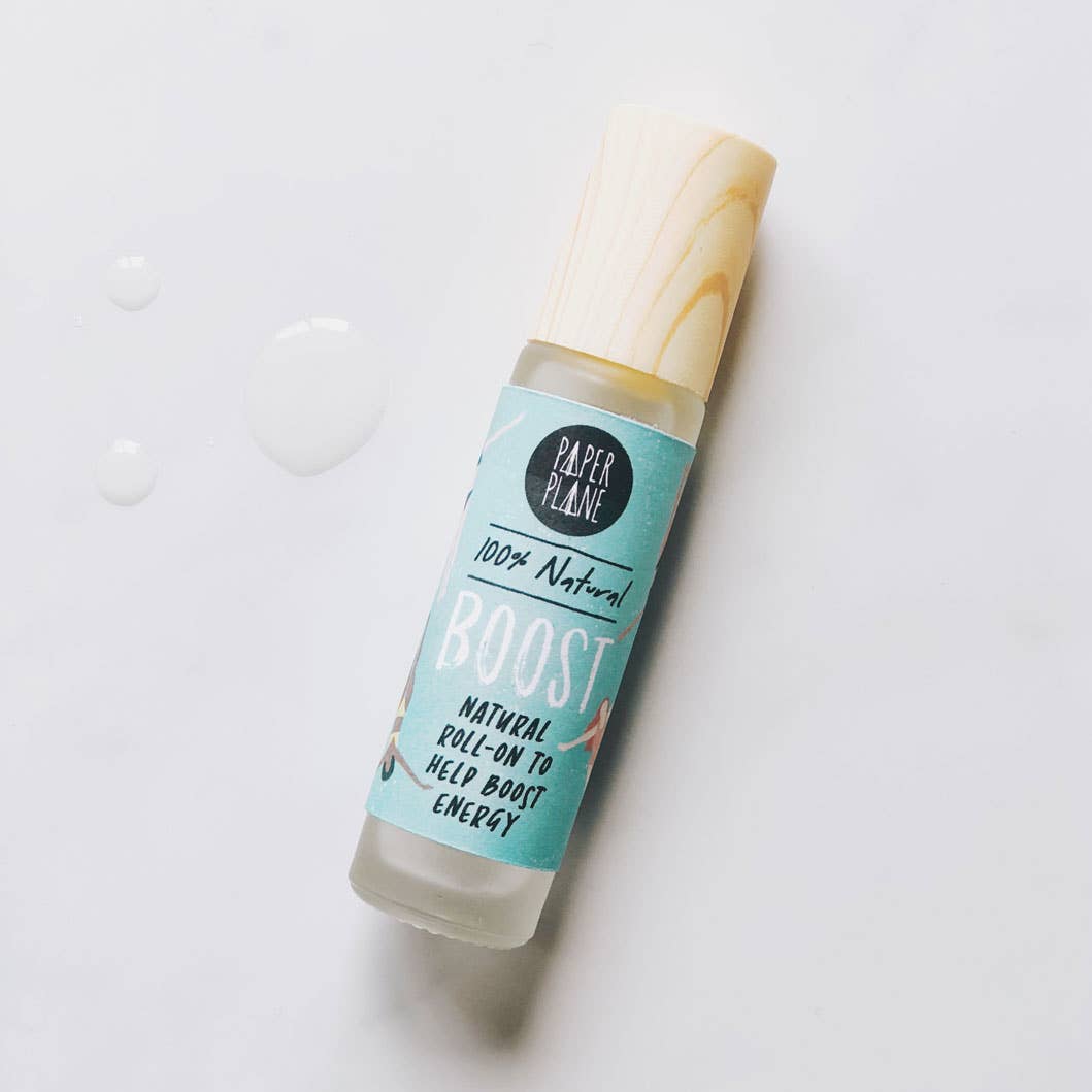 Paper Plane – wholesale Essential oil roll-on – Boost Natural Pulse Point Roller Oil1