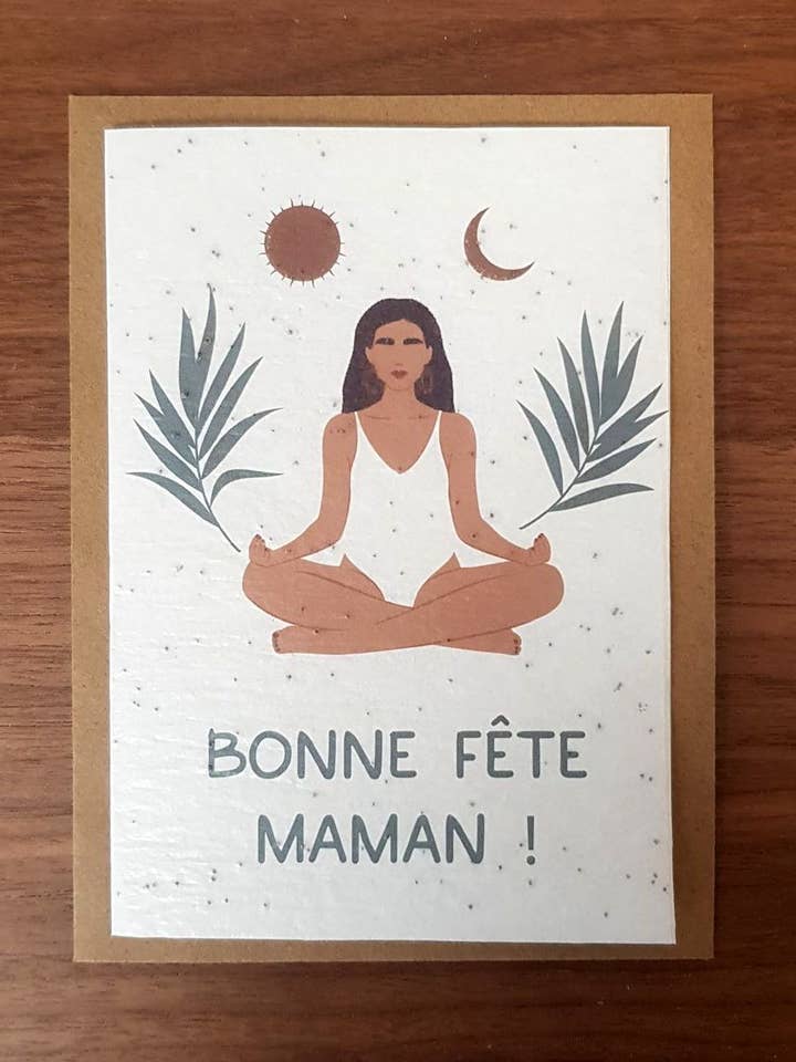 Card to plant - Happy Mother's Day for wholesale by Des Mots Qui Fleurissent