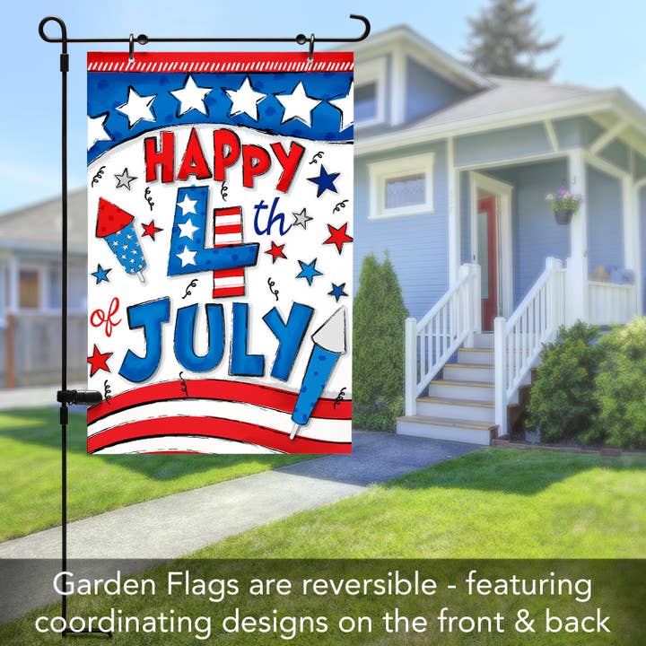 Conimar Promotions - Wholesale Flag - "4th of July" Reversible Multi-Image Garden Flag6