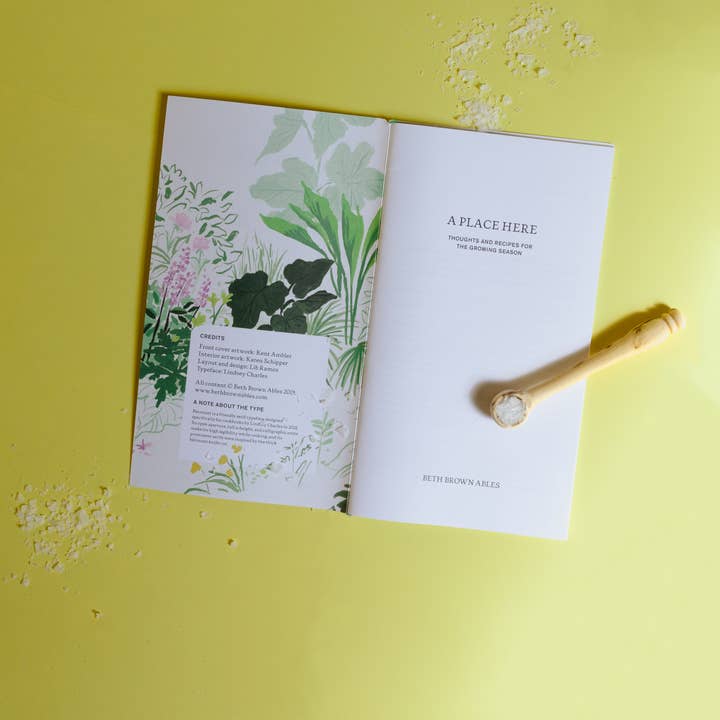 Good Printed Things - Wholesale Cookbooks & Food - A Place Here, Vol. 2 | Recipe Zine Gift1
