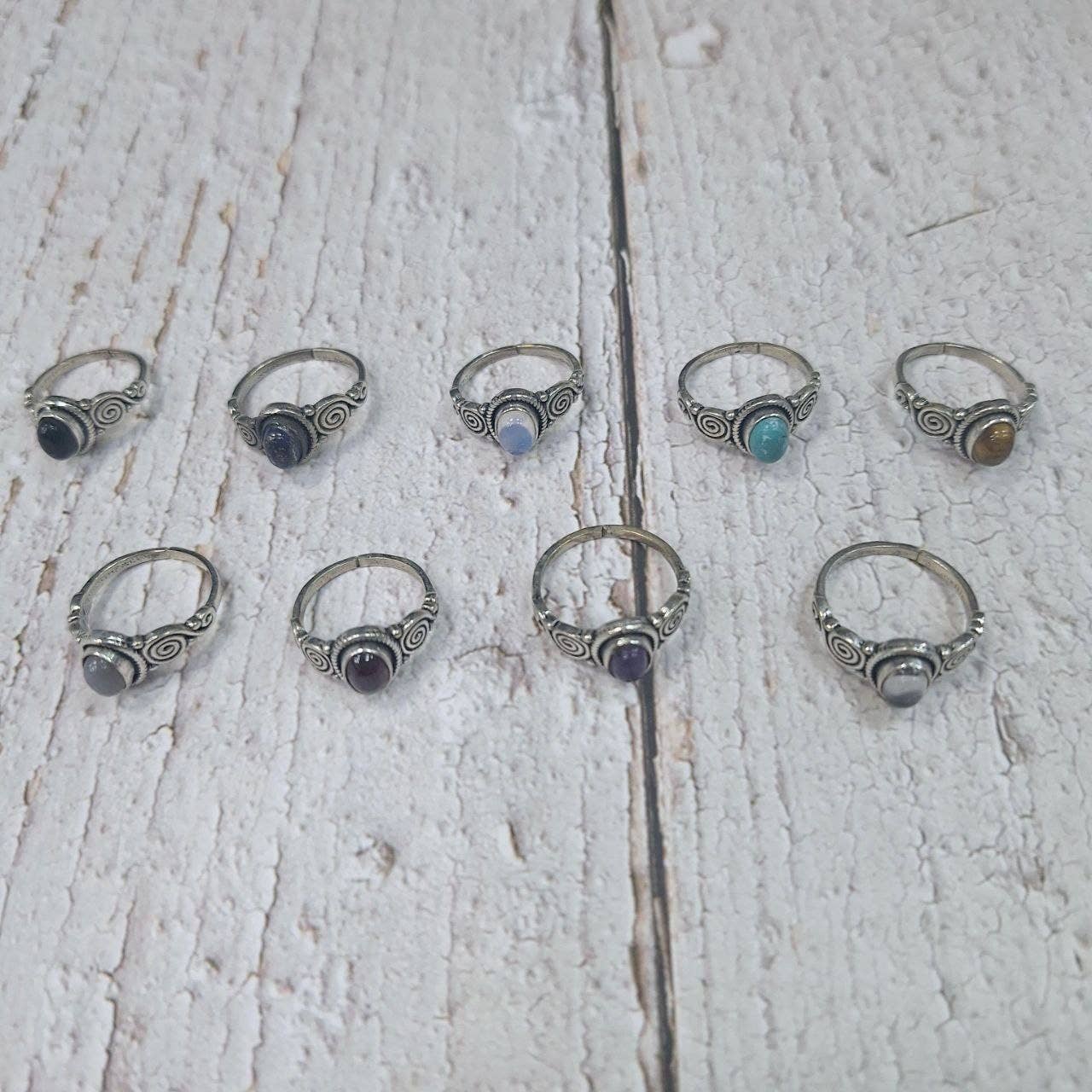 Hecho a mano - Wholesale Single Stone/Solitaire Ring - Assortment of rings25