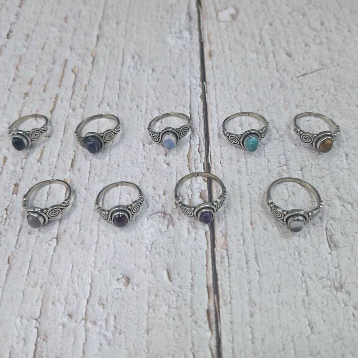 Hecho a mano - Wholesale Single Stone/Solitaire Ring - Assortment of rings25