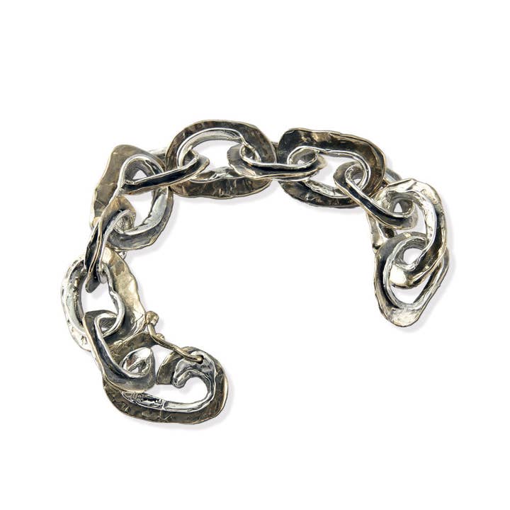 Bracelet in 925 silver and bronze (BA120b) for wholesale by Mandile Gioielli