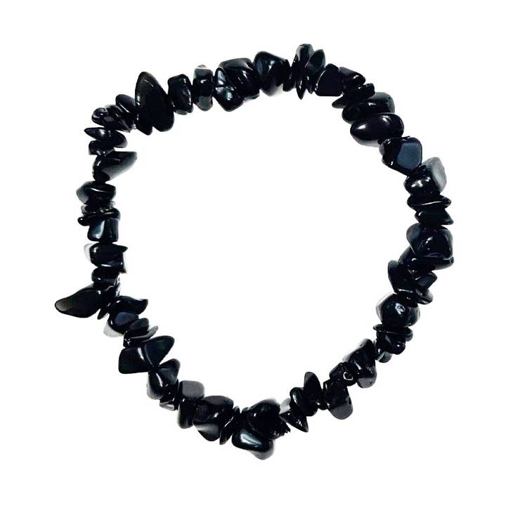 Pulseira obsidiana - Barroco 19cm por atacado de France Mineraux
