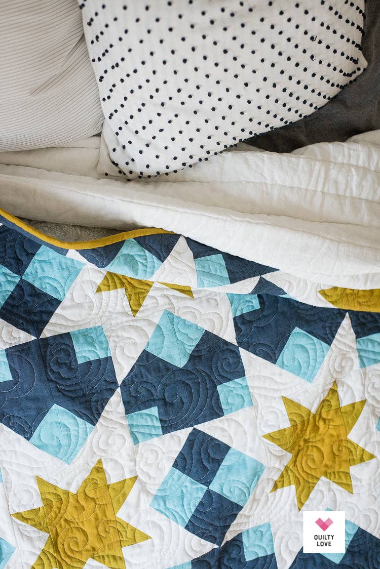 Quilty Love – Großhandel Bastel-Nähset – Night Stars Papier-Quiltmuster4