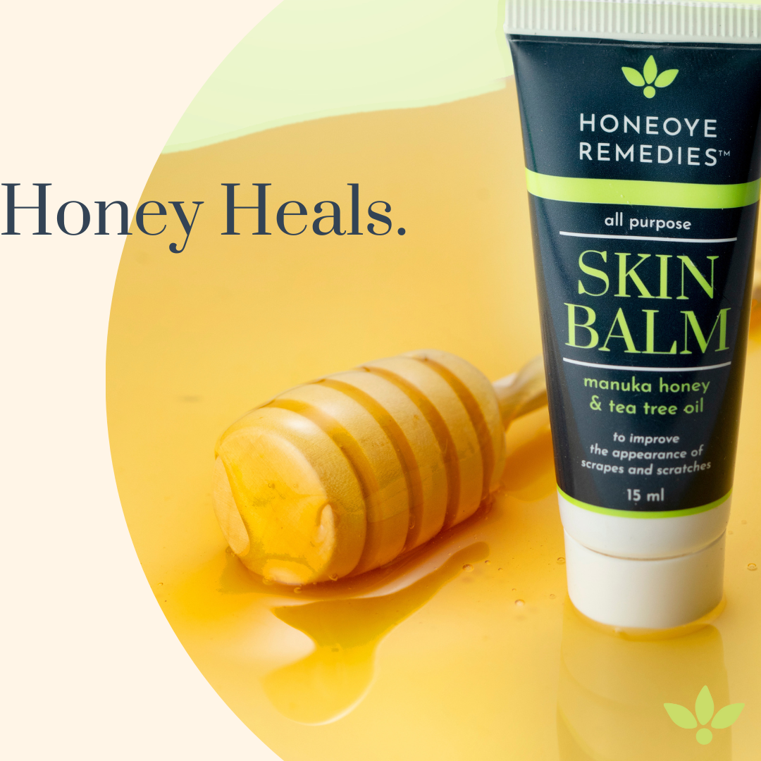 Honeoye Remedies - Wholesale Healing Salve/Balm/Cream - Skin Balm [30 ml] | Manuka Honey [550+ MGO] & Tea Tree Oil13