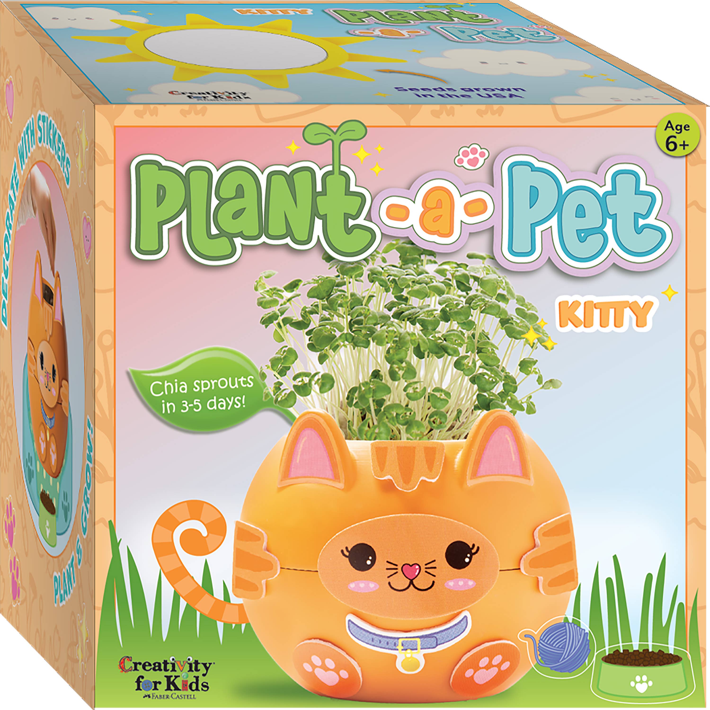 Faber-Castell / Creativity for Kids - Wholesale DIY Craft Kit - Kids - Plant a Pet Mini Grow Craft Kit for Kids 4