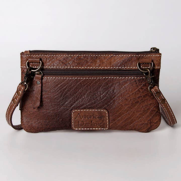 LS Western - Wholesale Crossbody Bag - Women's - ADBG1014A Crossbody Genuine Western Leather Women Bag