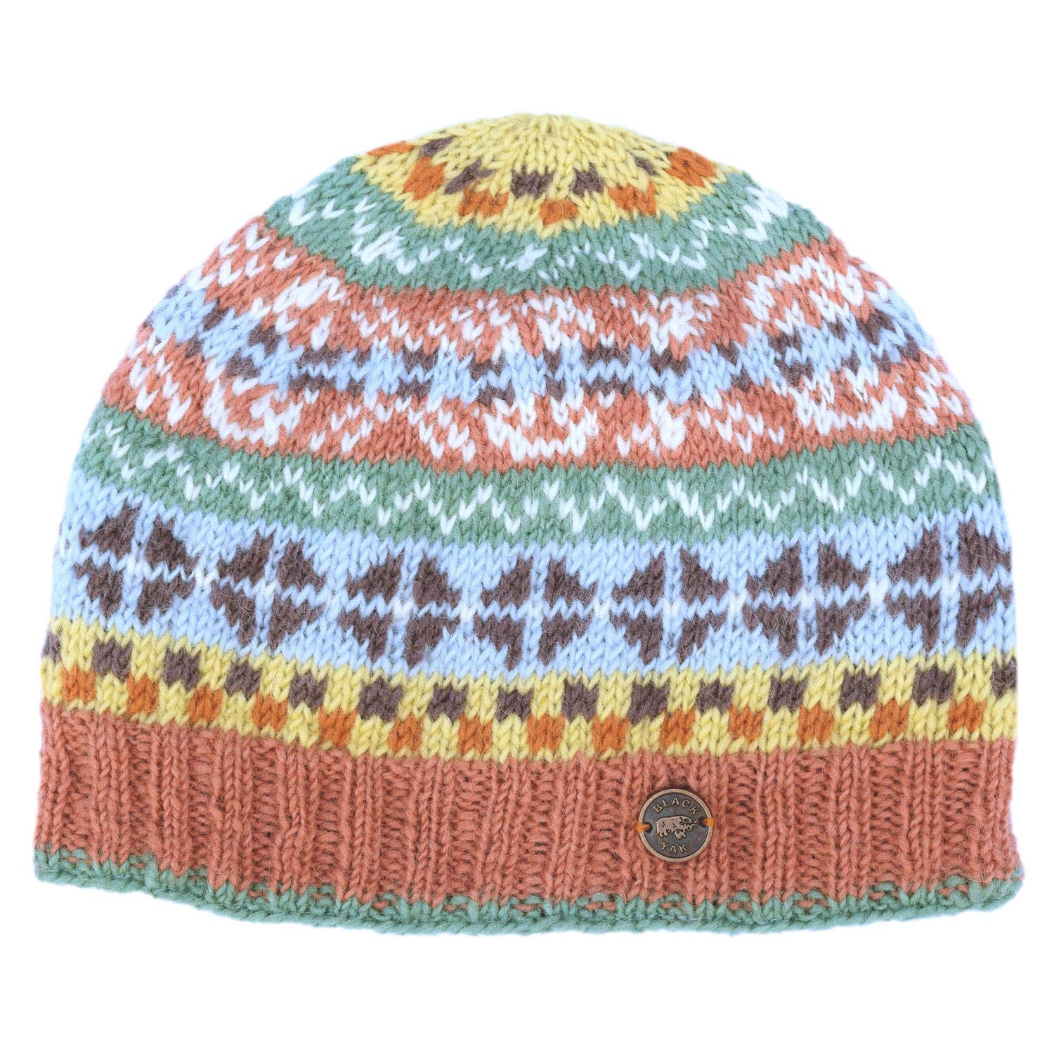 Black Yak Ltd – Gorro - Unissexo por atacado – Gorro Fair Isle de Lã Pura - Feito à Mão - Comércio Justo5
