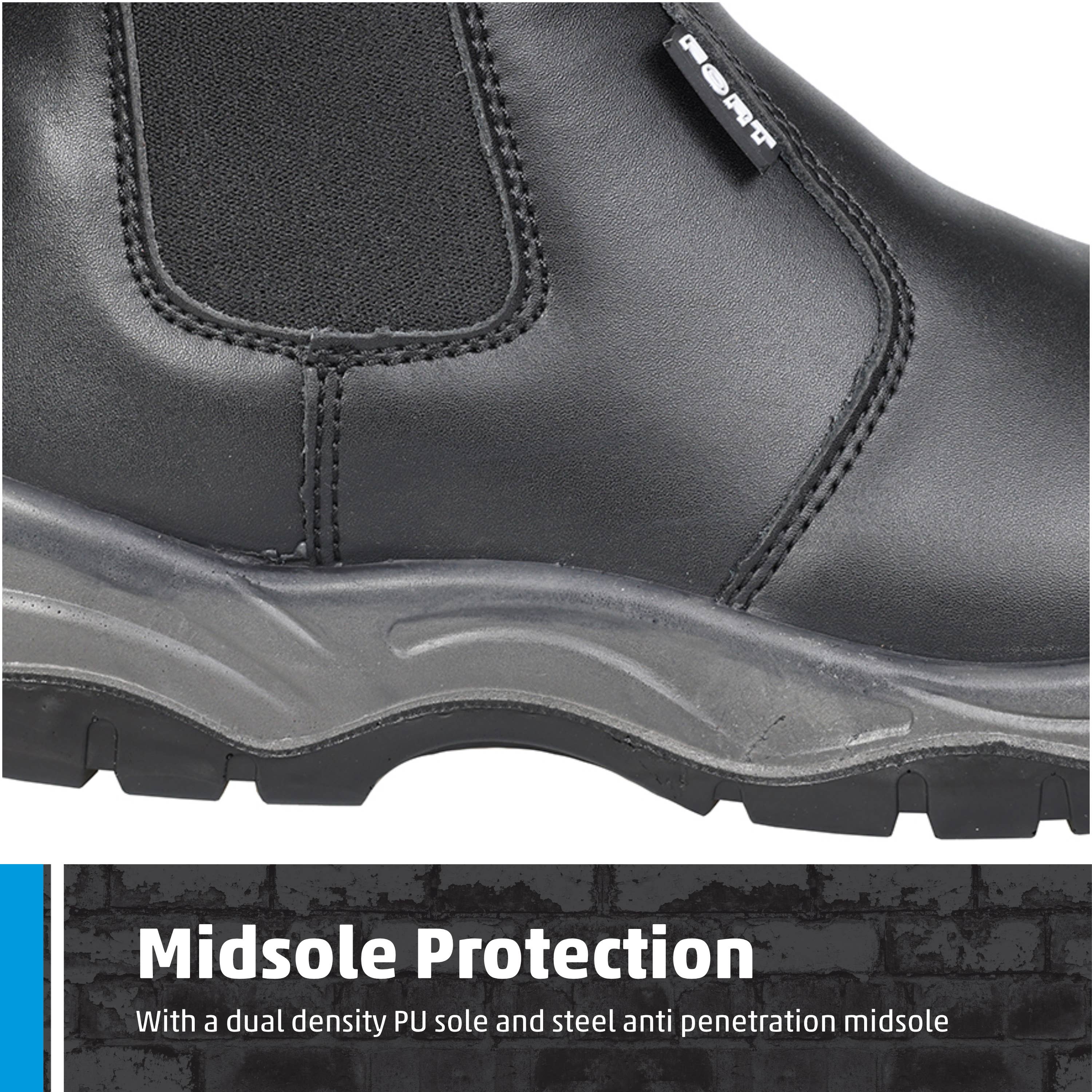 TuffStuff Workwear – wholesale Chelsea boots – Men's – Fort Nelson Leather Safety Boots with Steel Toe Caps5