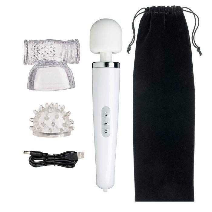Cloud 9 Health & Wellness Wand Kit 30 Function White for wholesale by Cloud9Novelties