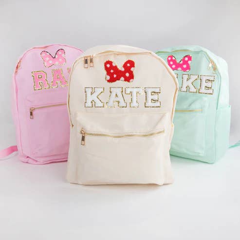 GiftsbyPR – wholesale Ryggsäck - Barn – Barnens ryggsäck med anpassade lappar, personlig Ki