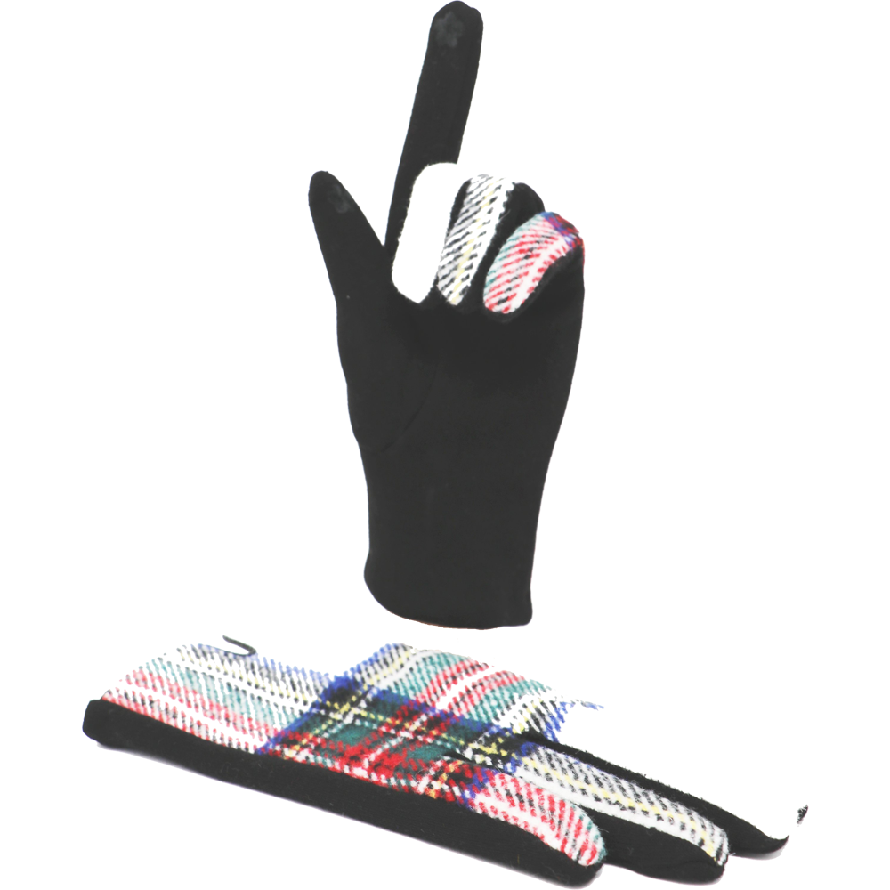 Alba Wholesale - Wholesale Gloves - Women's - Tartan Touchscreen Gloves13