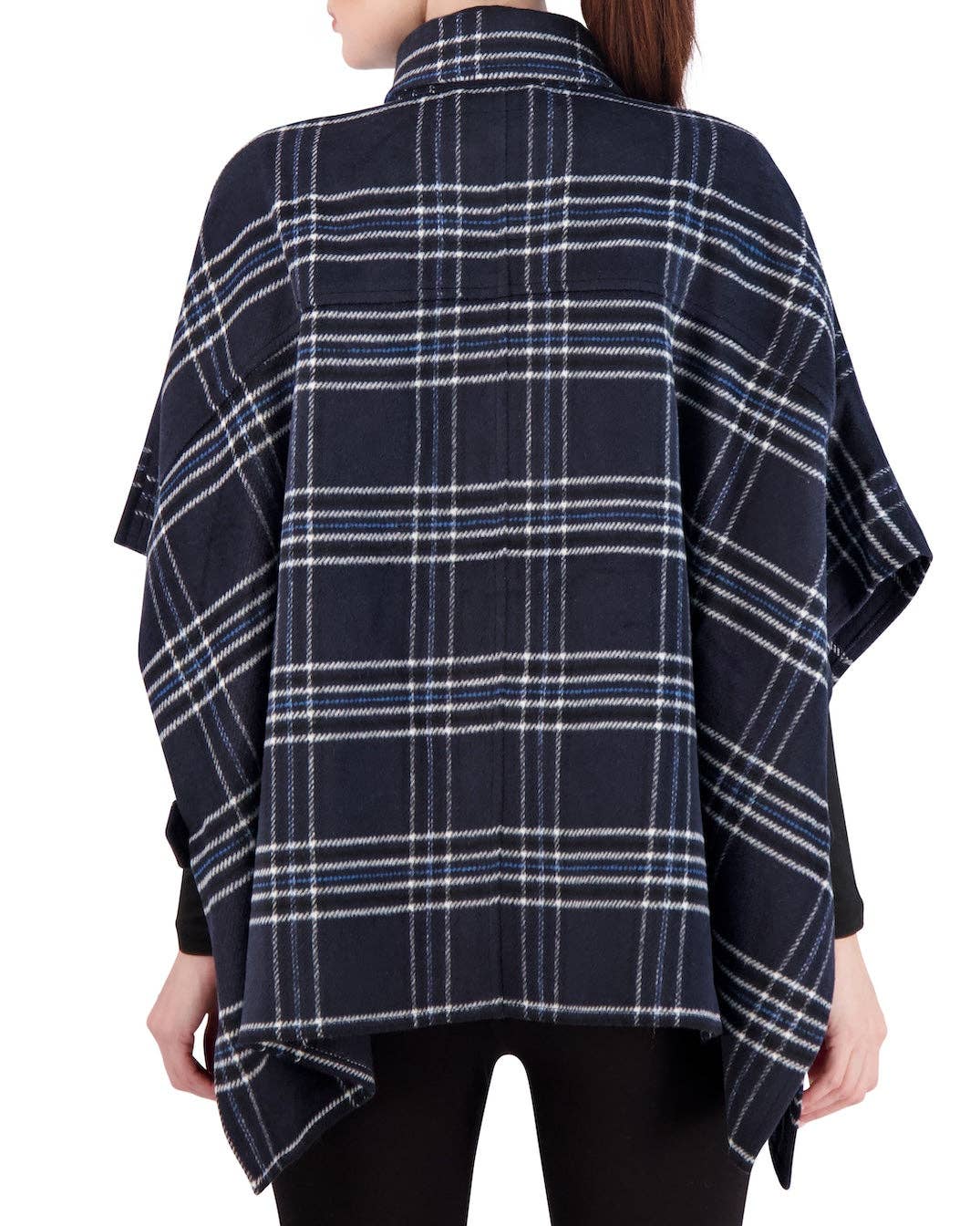 Ookie & Lala / O&L - Wholesale Cape - Women's - Vegan Cashmere Plaid Cape11