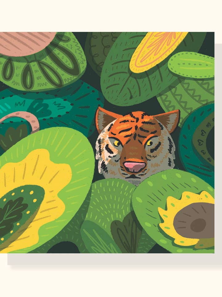 Tiger Print for wholesale by Lily Wenndt Illustration