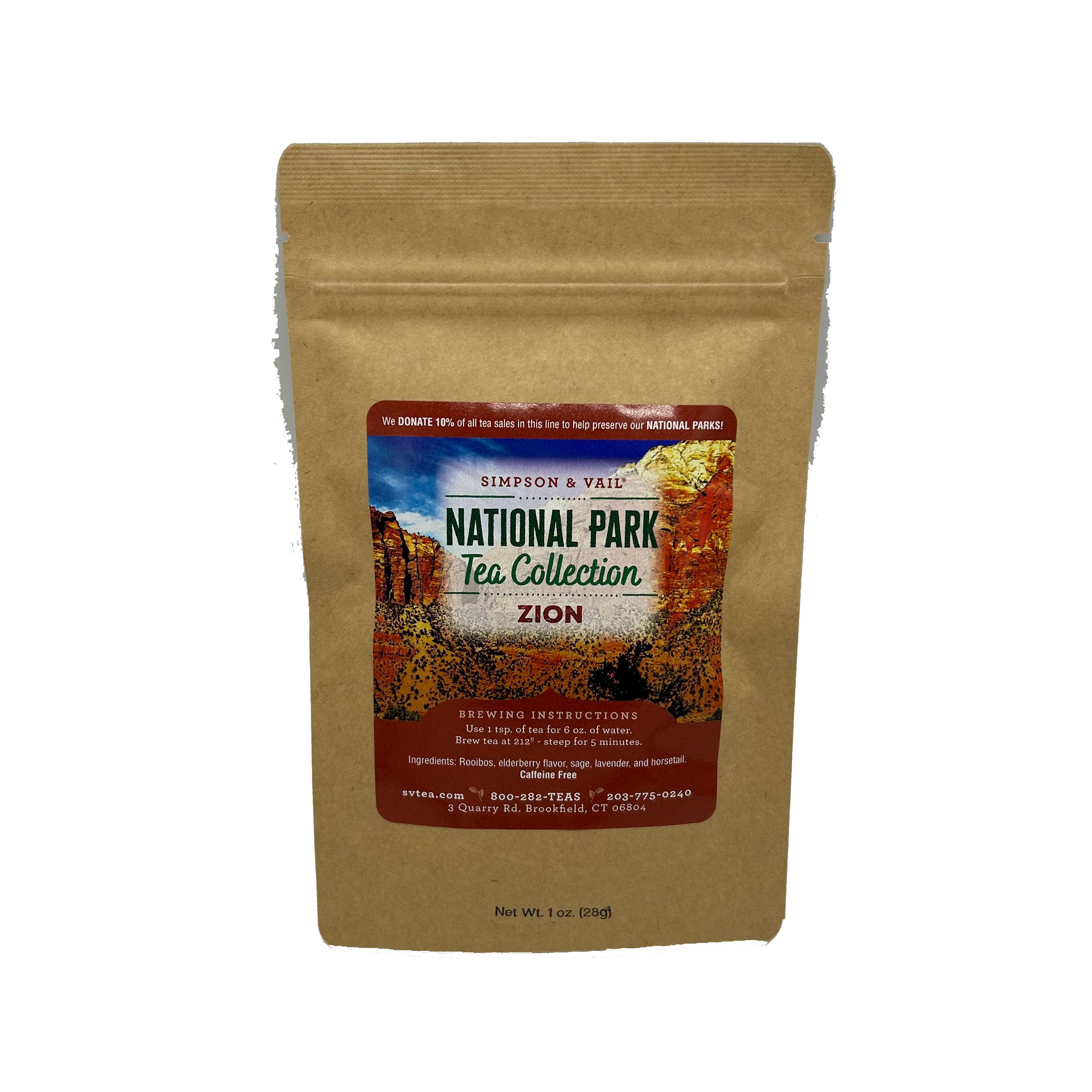 Simpson & Vail - Wholesale Loose Tea - Zion - National Park Tea, Herbal Tisane, 1 Ounce Packet0