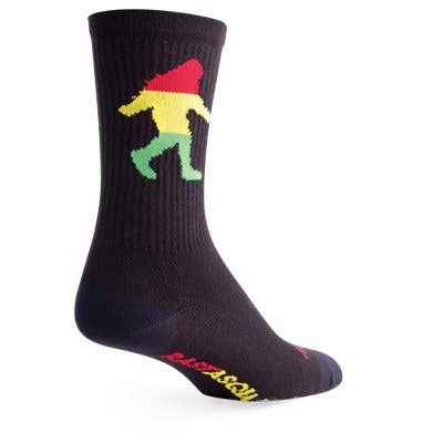 Multi Rasta Squatch Socks for wholesale on Faire