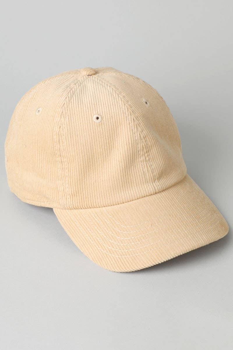 Fashion City - Vente Casquette de baseball – unisexe - Casquette baseball en coton velours côtelé ajustable - Style dad hat16