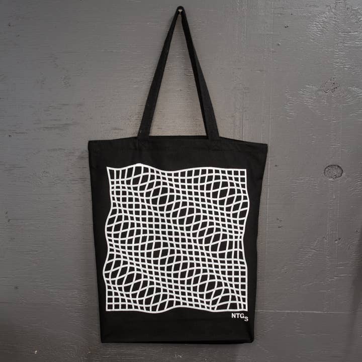 Wavy Grid Tote for wholesale by Not That Goods