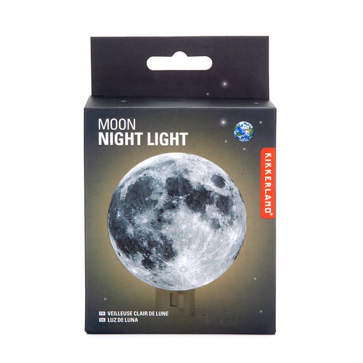 Kikkerland Design Inc - Wholesale Night Light - Night Light + Moon