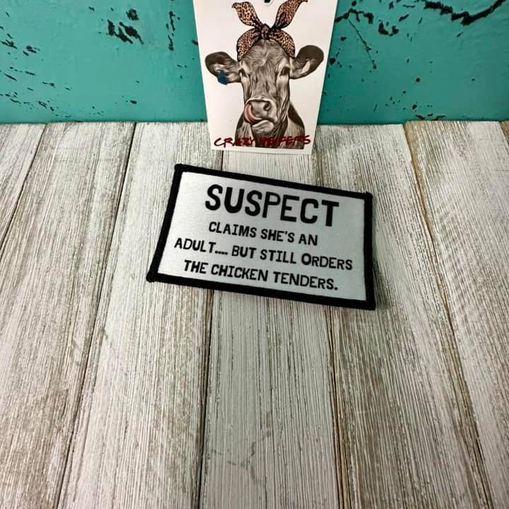 Crazy Heifers Wholesale - Wholesale Patch - DTF Patches Suspect-Iron on: Custom Option Available22