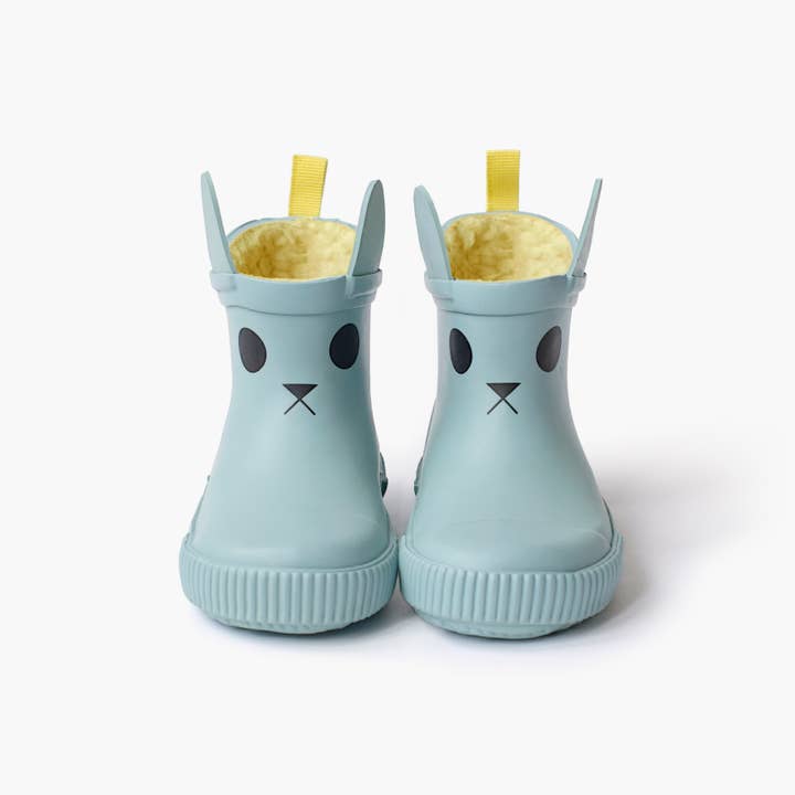 KERRAN Fleece-Lined Thermal Rain Boot - Platiné Blue for wholesale by BOXBO