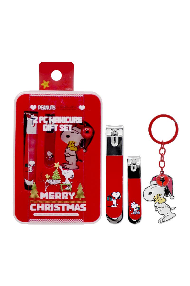 PINEAPPLE Beauty – Großhandel Nagelpflegesets – Celavi P46279H Peanuts Nagelknipser Geschenkset - 6er Set0