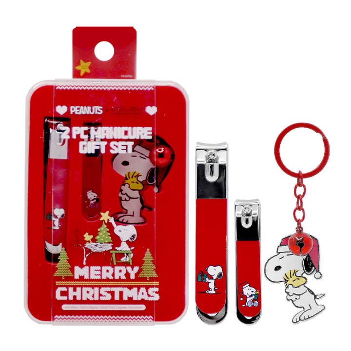 PINEAPPLE Beauty – wholesale Nailcare set – Celavi P46279H Peanuts Nail Clippers Gift Set - 6set