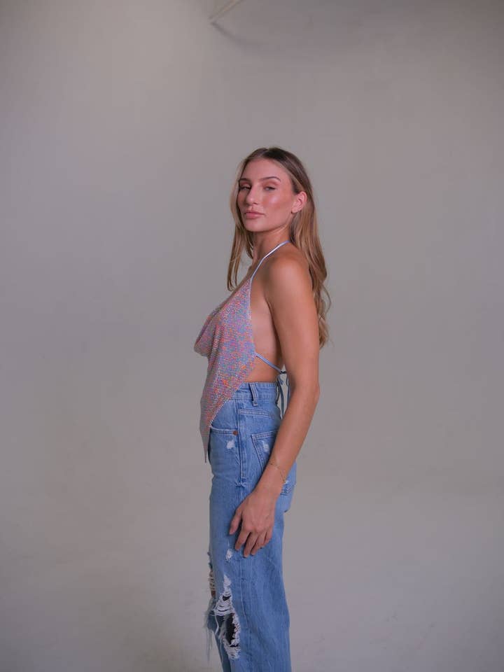 Da Veamor - Wholesale Blouse - Women's - CARMEN Diamond Harlter Top3