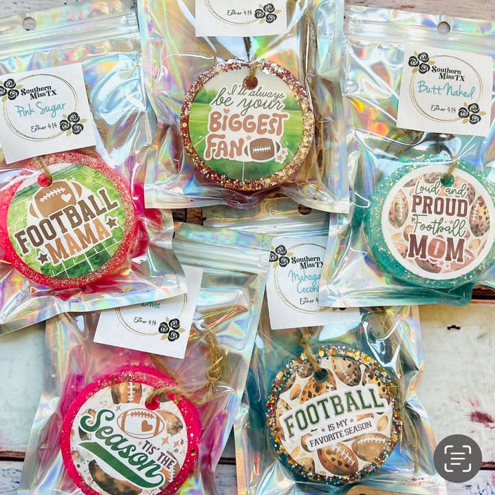 Vente en gros - Désodorisants de voiture FOOTBALL MAMA pour la vente par Southern Miss Tx