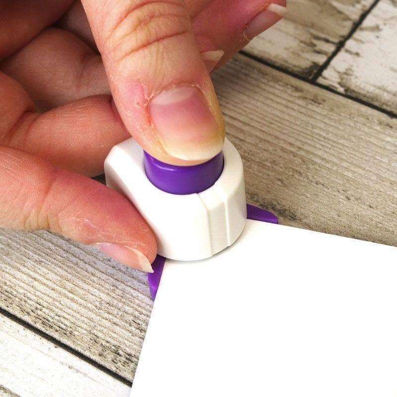 Ecstasy Crafts Distributing - Vente Outil de bricolage - Premier Craft Tools - Mini poinçon pour arrondir les coins - 3/8 po3