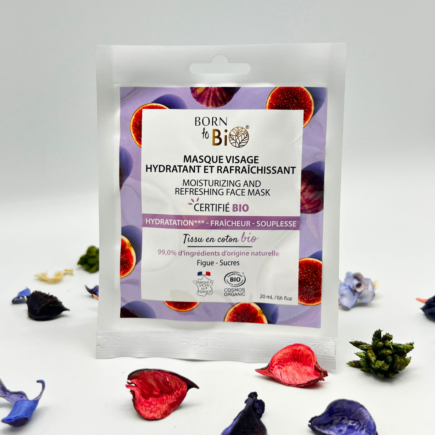 Les Laboratoires Bio Seasons - Wholesale Skincare Face Mask - COSMOS ORGANIC MOISTURIZING AND REFRESHING FACE MASK1