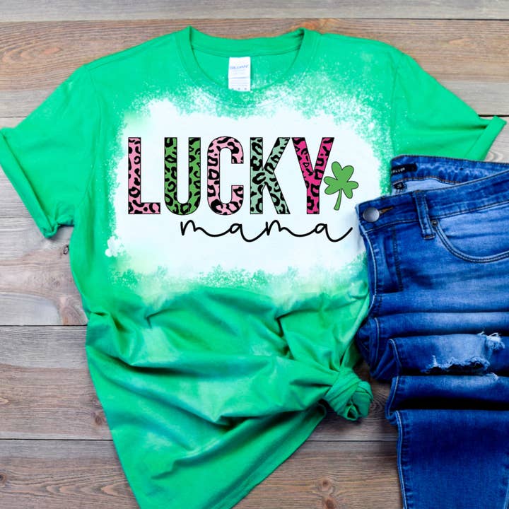 Lucky St Patricks Day Shirt for engroshandel hos Londas Trendy Tees