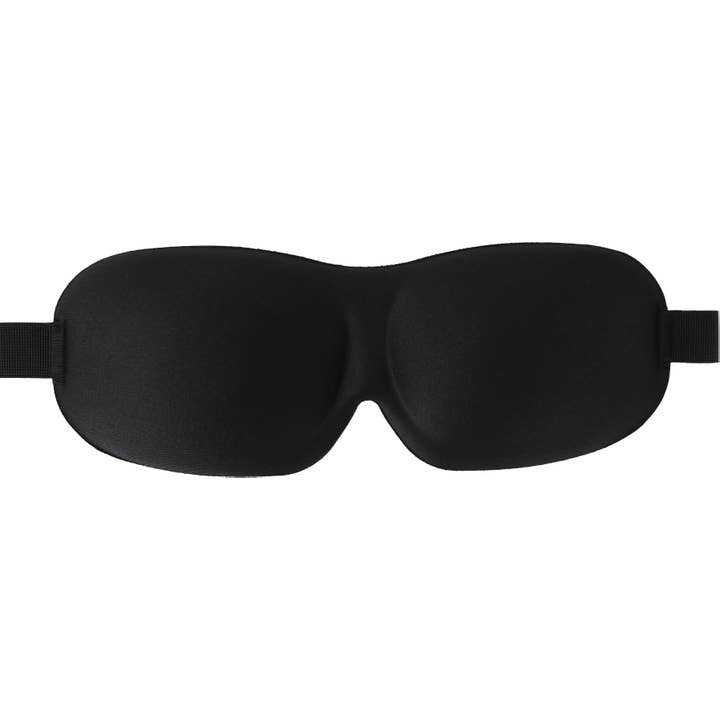 Sleep mask black for wholesale by Wicked Sista Accessories
