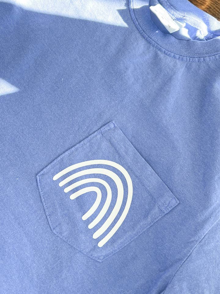 Happy Days Ahead Tee - Blue for wholesale by Ellie Jade Co