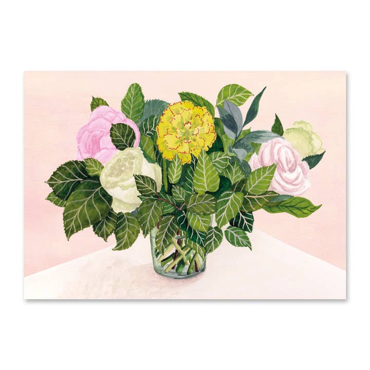 Carte postale Jolies fleurs pour la vente par MÉLANIE VOITURIEZ