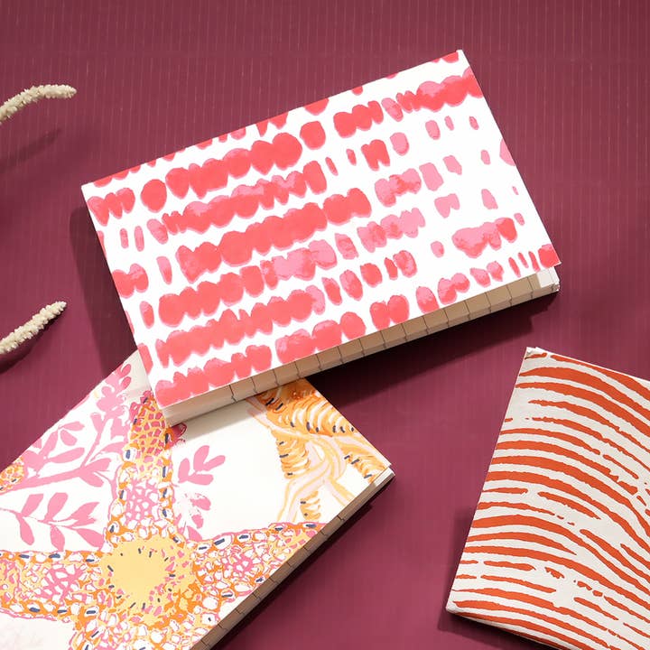 Notebooks | Handmade Paper Notebooks | Set of 5 for wholesale by ExpoBazaar