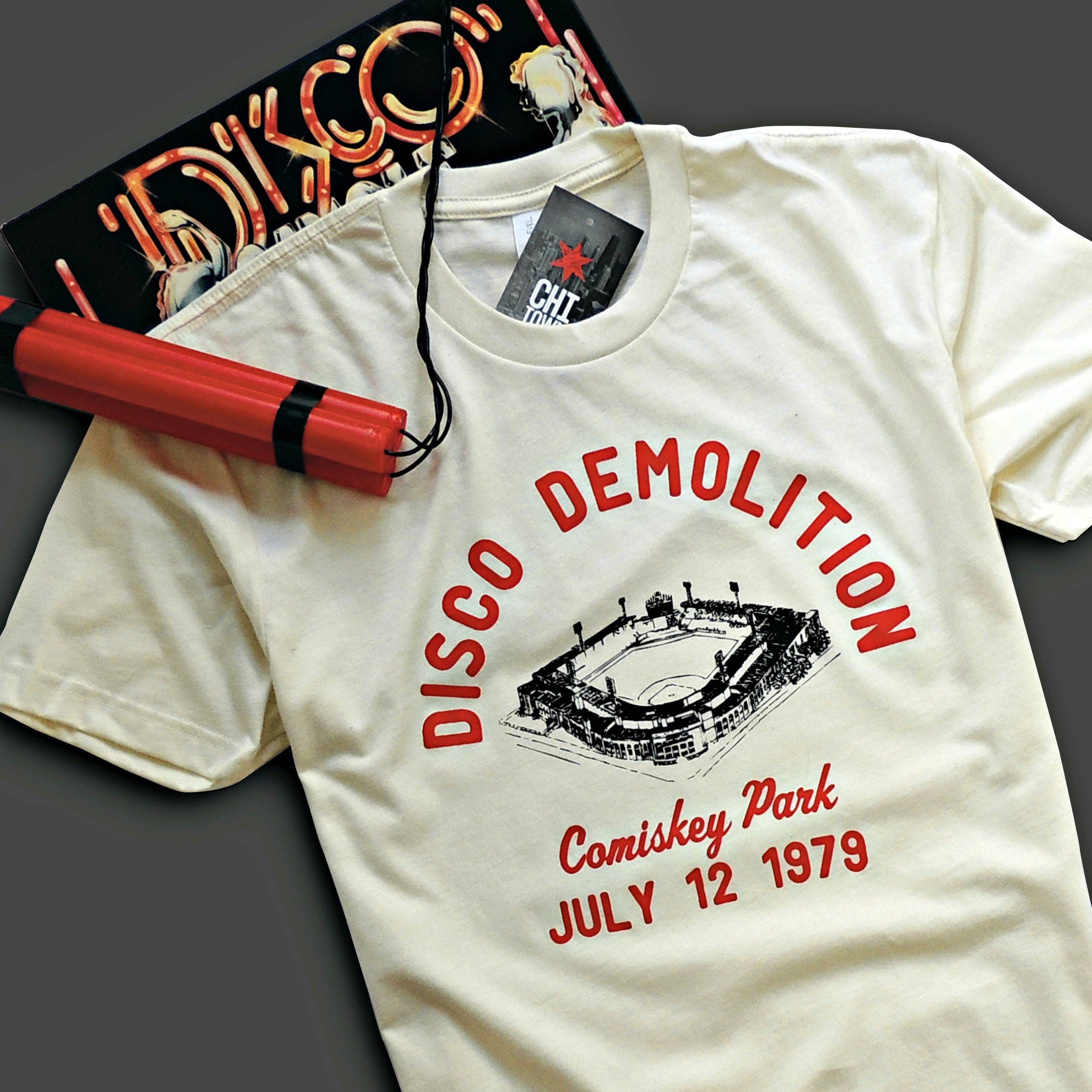 Chitown Clothing - Vendita all'ingrosso Maglietta serigrafata - Unisex - Camicia Disco Demolition4
