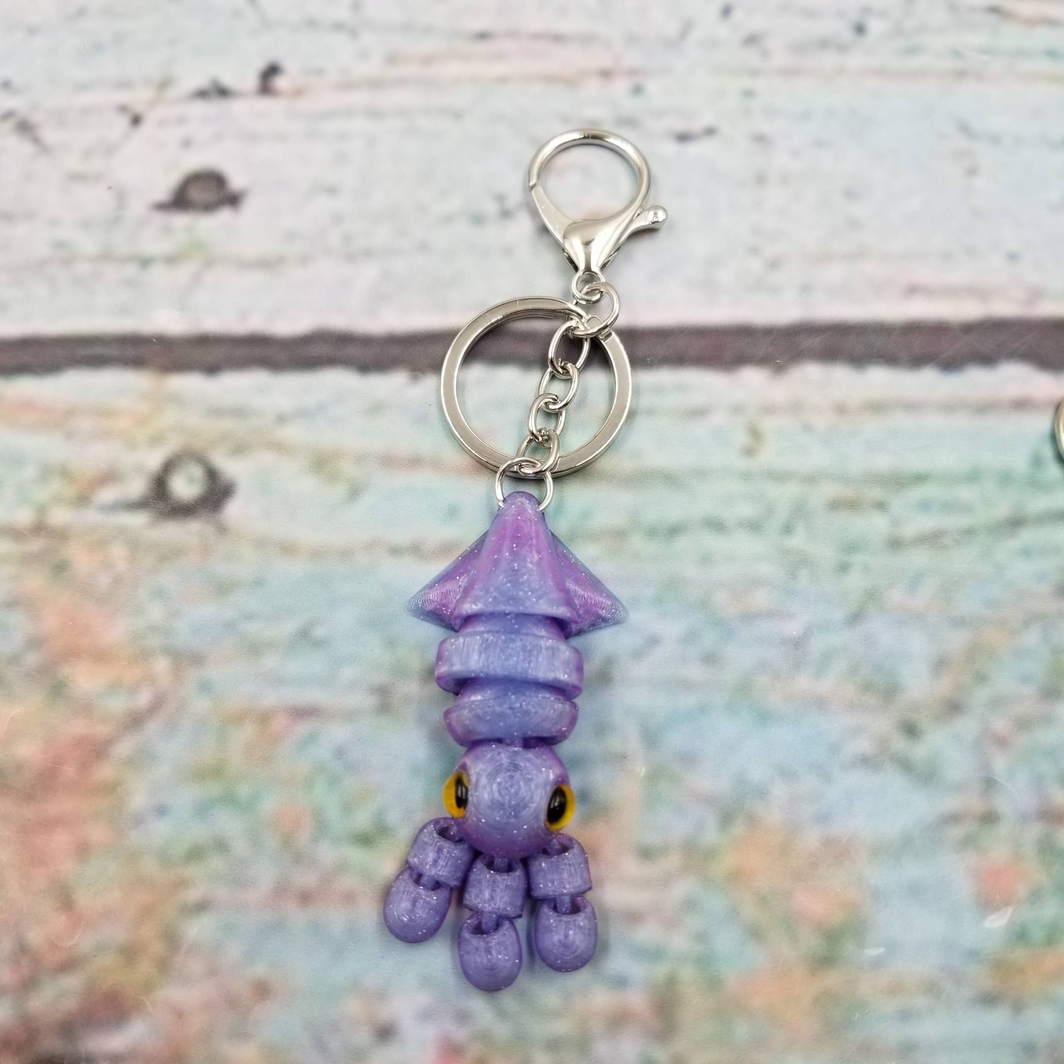 MIAS SHOP - Wholesale Fidget Toy - Kids - 3d Printed Stress Relieving Squid Keychain Toys1