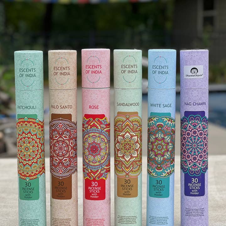 Lungta Imports - Wholesale Incense - Scents Of India Premium Incense Sticks Set Of 30 Tubes India3