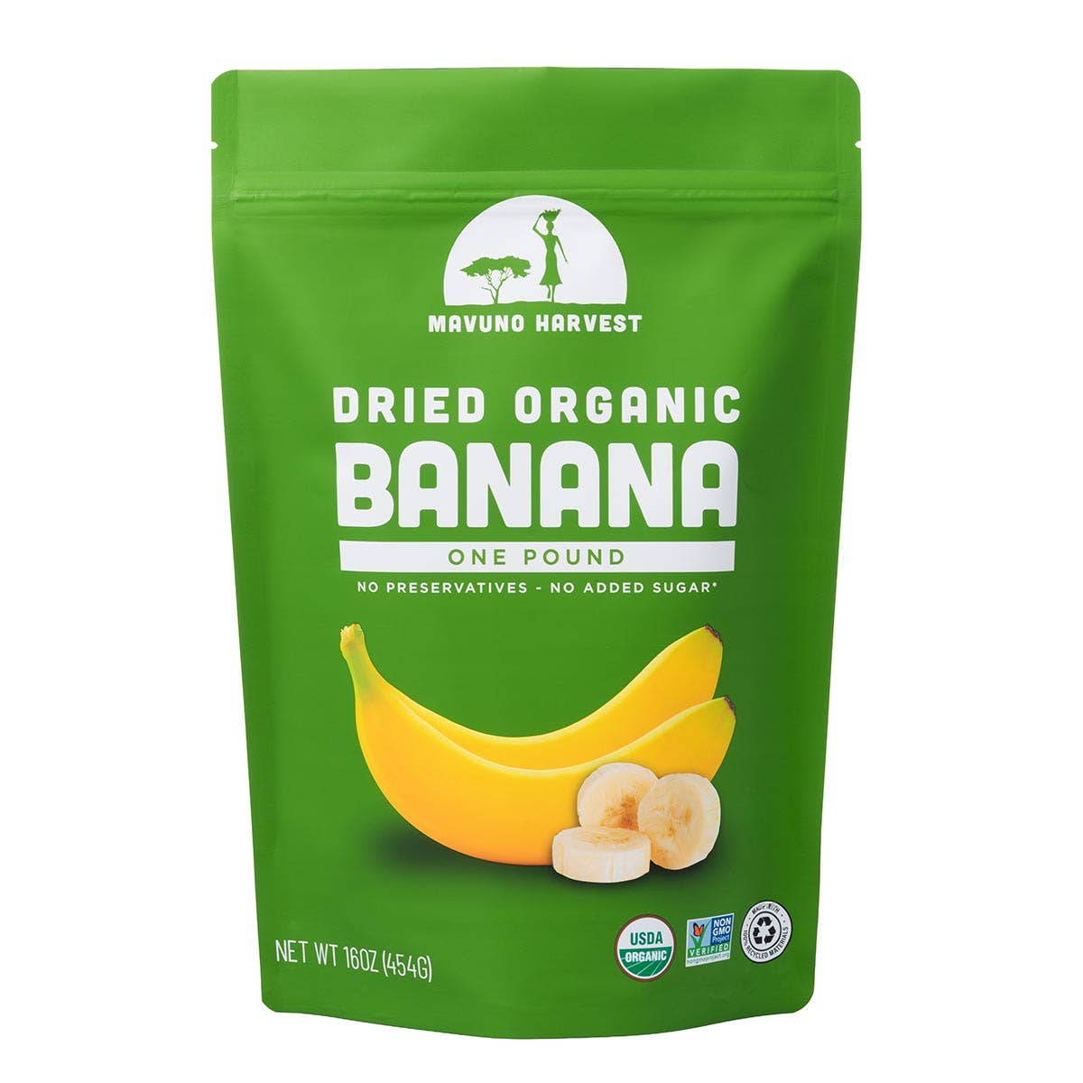 Mavuno Harvest Organics - Wholesale Dried/Dehydrated Fruit - Organic Dried Banana, 6-pack case4