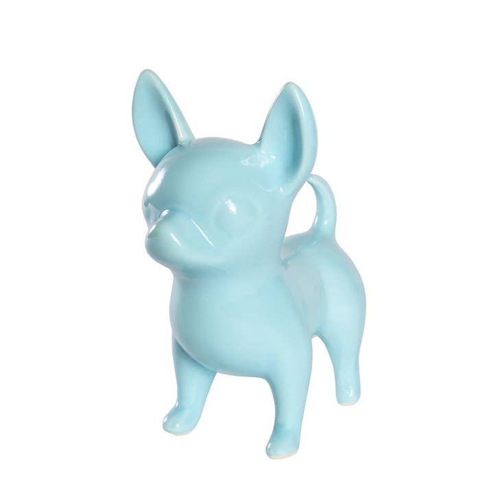 NAYOTHECORGI – Großhandel Dekofigur – Stehende Chihuahua-Keramikstatue6