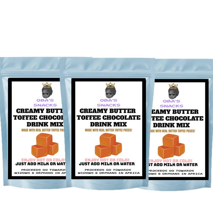 Premium Chokladdryckmix - 3-pack Krämig Smörkola för wholesale av Oba's Snacks