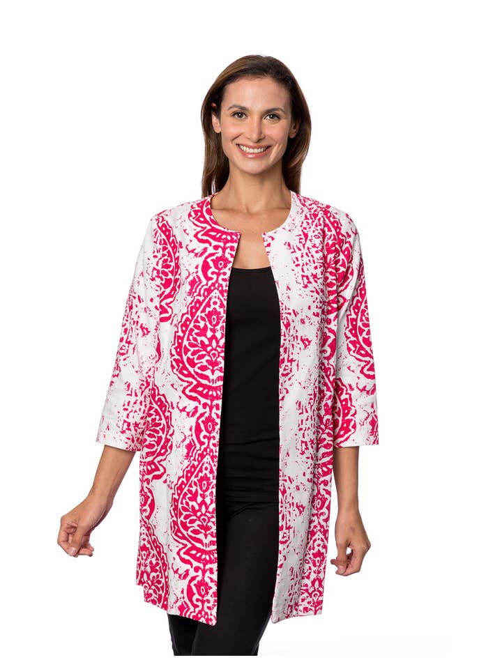 **SALE PRICE - ARTISAN PRINTED COTTON TOPPER MADISON for wholesale by Trimdin