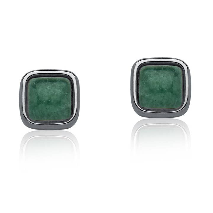 Naturstein-Ohrringe — Rotguss (Größe S) für den Großhandel von House12