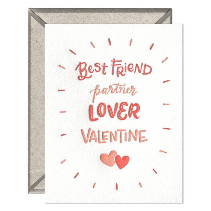 INK MEETS PAPER – Engroshandel Valentinsdagskort – Partner Lover Valentine - Valentinsdag kort0
