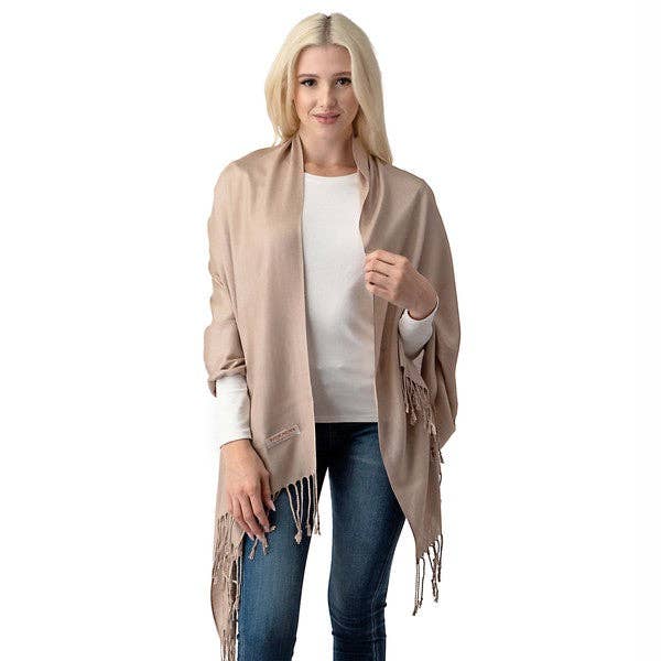 TAPA fashion – wholesale Wrap – Women's – Plain Pashmina PP1028B. (12PC)39