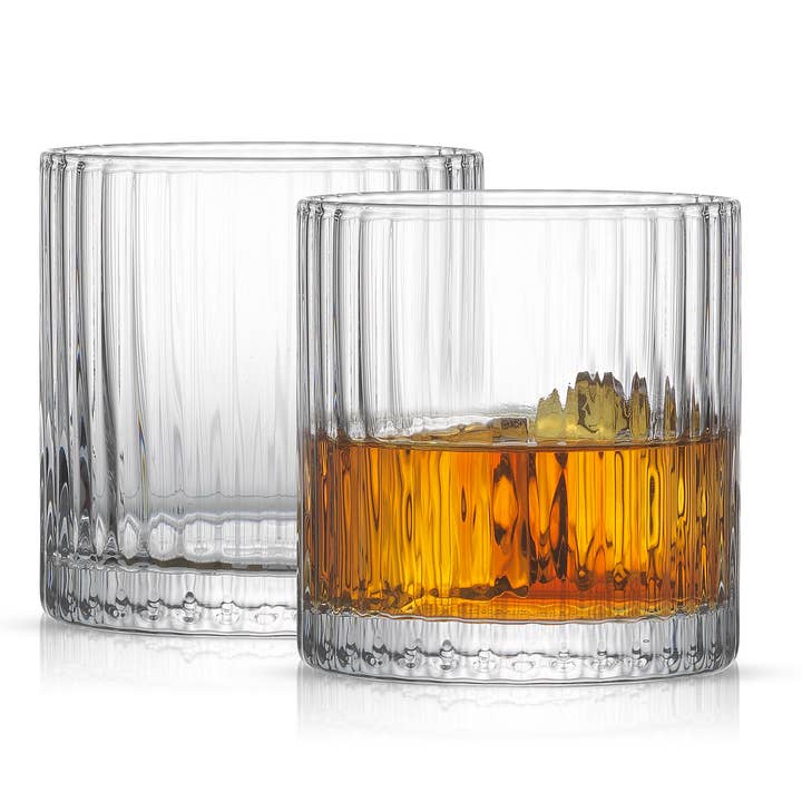JoyJolt Elle Fluted DOF Whiskey Tumbler Drinking Glass and other Purchase Wholesale fluted glass. Free Returns & Net 60 Terms on Faire trending on Faire.