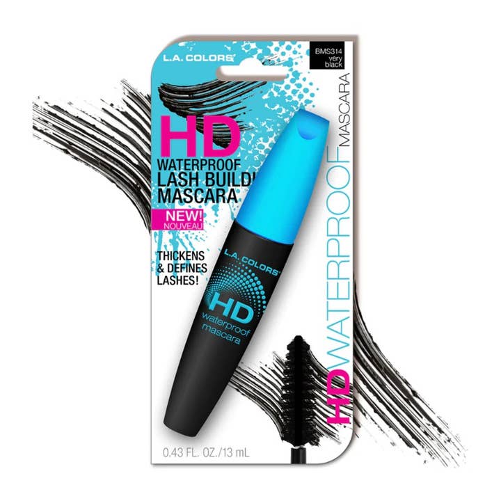 PINEAPPLE Beauty - Wholesale Mascara - LA Colors CBMS314 HD Waterproof Very Black Mascara - 3pc